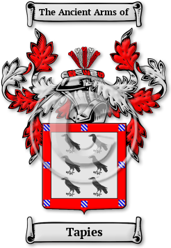 Tapies Family Crest Download (jpg) Legacy Series - 150 DPI
