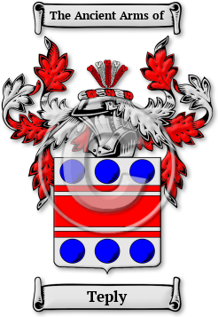 Teply Family Crest Download (jpg) Legacy Series - 150 DPI