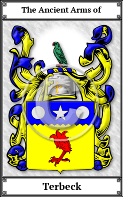 Terbeck Family Crest Download (JPG)  Book Plated - 150 DPI