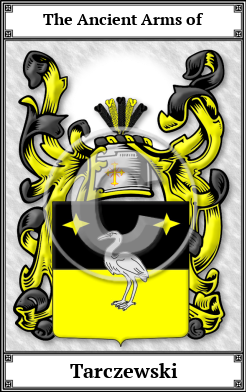Tarczewski Family Crest Download (JPG)  Book Plated - 150 DPI