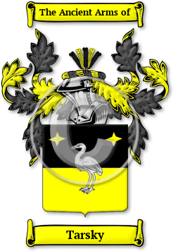 Tarsky Family Crest Download (jpg) Legacy Series - 150 DPI