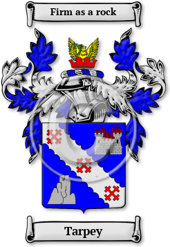 Tarpey Family Crest Download (jpg) Legacy Series - 150 DPI