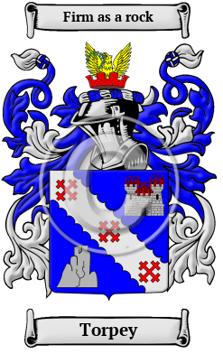 Torpey Family Crest Download (JPG) Heritage Series - 600 DPI