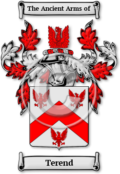 Terend Family Crest Download (jpg) Legacy Series - 150 DPI