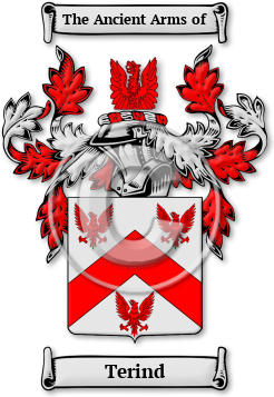 Terind Family Crest Download (jpg) Legacy Series - 150 DPI