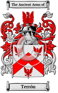 Terrón Family Crest/Coat of Arms