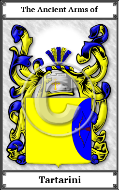 Tartarini Family Crest Download (JPG)  Book Plated - 150 DPI