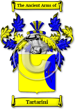 Tartarini Family Crest Download (jpg) Legacy Series - 150 DPI