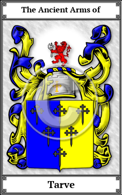 Tarve Family Crest Download (JPG)  Book Plated - 150 DPI