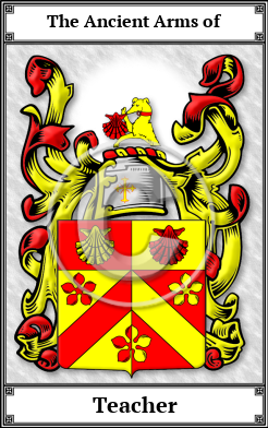 Teacher Family Crest Download (JPG) Book Plated - 600 DPI