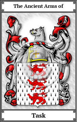 Task Family Crest Download (JPG)  Book Plated - 150 DPI