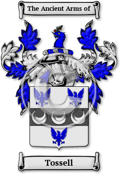 Tossell Family Crest Download (jpg) Legacy Series - 150 DPI