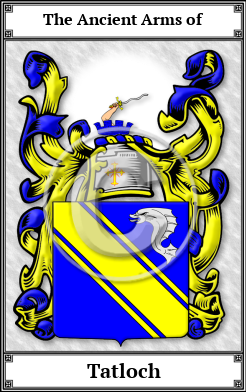Tatloch Family Crest Download (JPG) Book Plated - 600 DPI