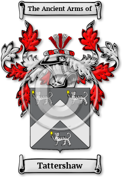 Tattershaw Family Crest Download (jpg) Legacy Series - 150 DPI