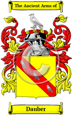 Dauber Family Crest Download (JPG) Heritage Series - 600 DPI