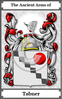 Tabner Family Crest Download (JPG) Book Plated - 600 DPI