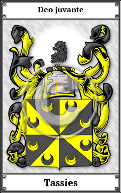Tassies Family Crest Download (JPG)  Book Plated - 150 DPI