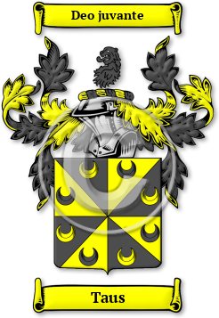 Taus Family Crest Download (JPG) Legacy Series - 600 DPI