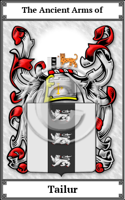 Tailur Family Crest Download (JPG)  Book Plated - 150 DPI