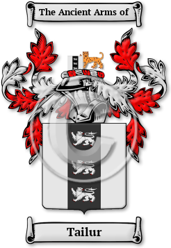 Tailur Family Crest Download (jpg) Legacy Series - 150 DPI