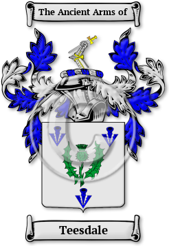 Teesdale Family Crest Download (jpg) Legacy Series - 150 DPI