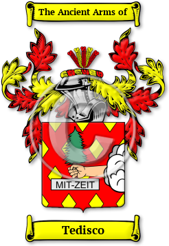 Tedisco Family Crest Download (jpg) Legacy Series - 150 DPI