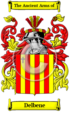 Delbene Family Crest Download (JPG) Heritage Series - 600 DPI