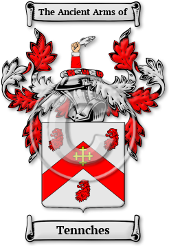 Tennches Family Crest Download (jpg) Legacy Series - 150 DPI