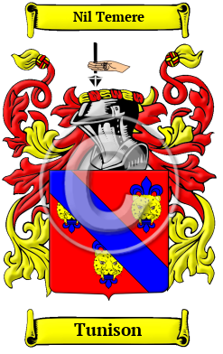 Tunison Family Crest Download (JPG) Heritage Series - 600 DPI