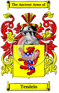 Tenôrio Family Crest Download (JPG) Heritage Series - 300 DPI