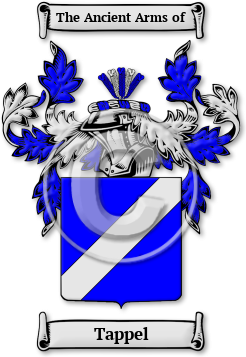 Tappel Family Crest Download (jpg) Legacy Series - 150 DPI