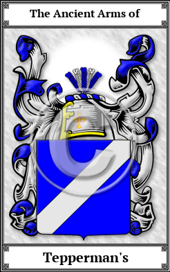 Tepperman's Family Crest Download (JPG)  Book Plated - 150 DPI