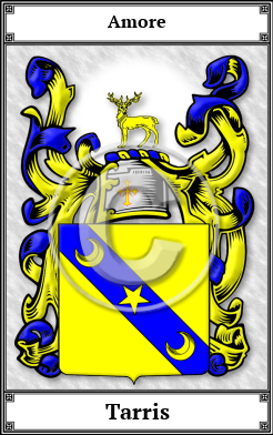 Tarris Family Crest Download (JPG)  Book Plated - 150 DPI