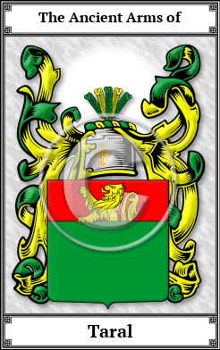 Taral Family Crest Download (JPG)  Book Plated - 150 DPI