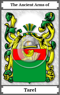 Tarel Family Crest Download (JPG)  Book Plated - 150 DPI