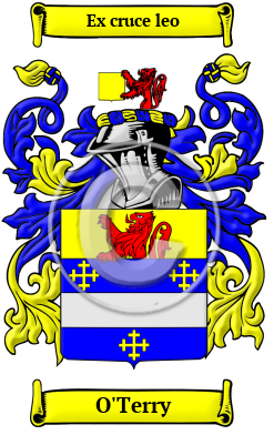 O'Terry Family Crest Download (JPG) Heritage Series - 300 DPI