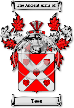 Tees Family Crest Download (jpg) Legacy Series - 150 DPI