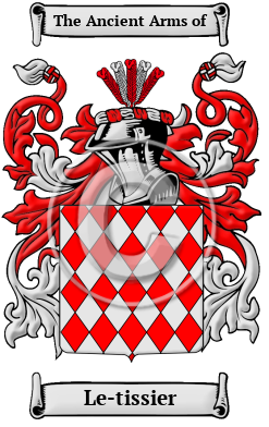 Le-tissier Family Crest Download (JPG) Heritage Series - 300 DPI