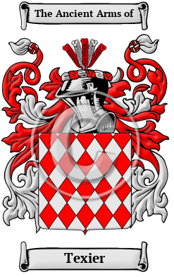 Details about   Texier-Texier COAT OF ARMS HERALDRY BLAZONRY PRINT 