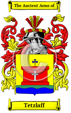 Tetzlaff Family Crest Download (JPG) Heritage Series - 600 DPI