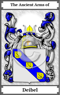 Deibel Family Crest Download (JPG)  Book Plated - 150 DPI
