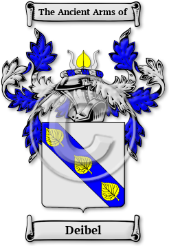 Deibel Family Crest Download (jpg) Legacy Series - 150 DPI