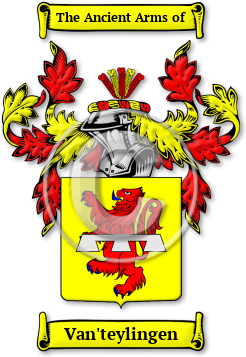 Van'teylingen Family Crest Download (JPG) Legacy Series - 600 DPI