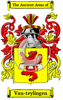Van-teylingen Family Crest Download (JPG) Heritage Series - 300 DPI