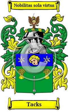 Tacks Family Crest Download (JPG) Heritage Series - 600 DPI