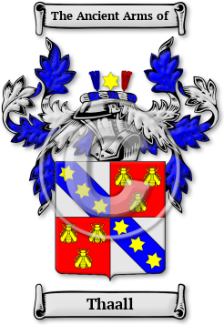 Thaall Family Crest Download (JPG) Legacy Series - 600 DPI