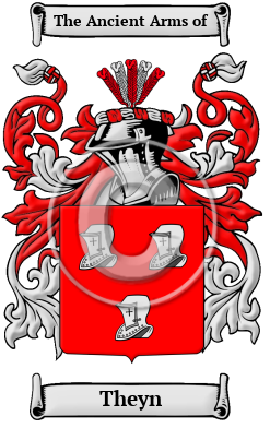 Theyn Family Crest/Coat of Arms
