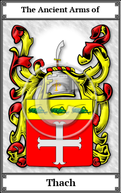 Thach Family Crest Download (JPG)  Book Plated - 150 DPI