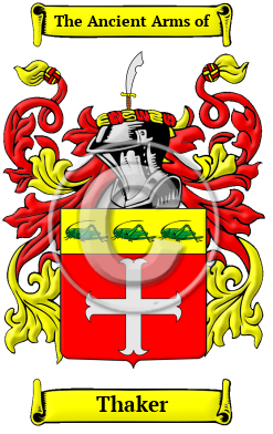 Thaker Family Crest Download (JPG) Heritage Series - 600 DPI
