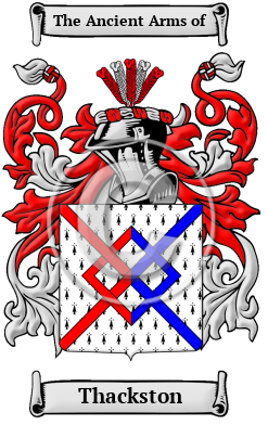 Thackston Family Crest/Coat of Arms